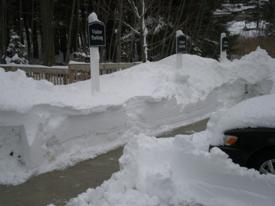 More snow piled high More snow piled high