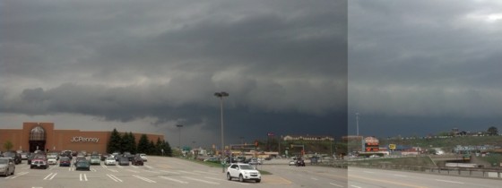 Shelf cloud in Greensburg, PA.