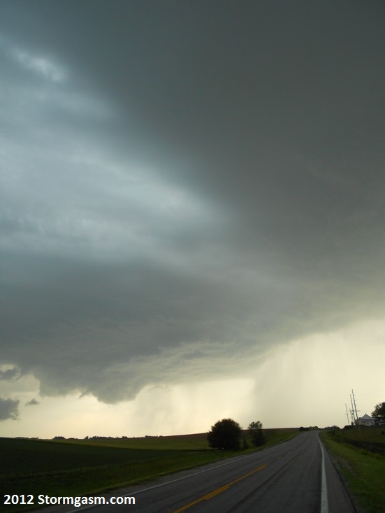Supercell northeast of Seward, Nebraska. Supercell northeast of Seward, Nebraska.