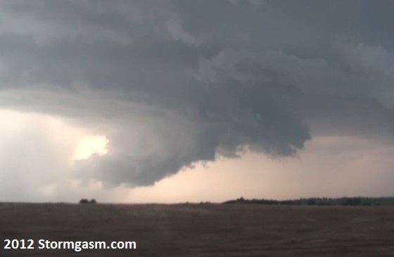 Developing wall cloud Developing wall cloud