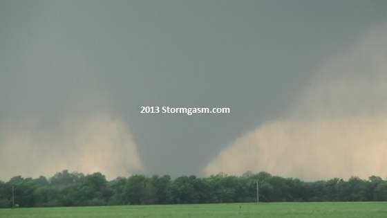 Tornado near Bennington, KS. Tornado near Bennington, KS.