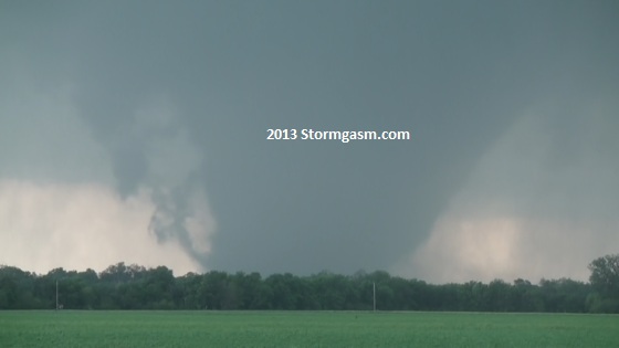 Tornado near bennington, KS.