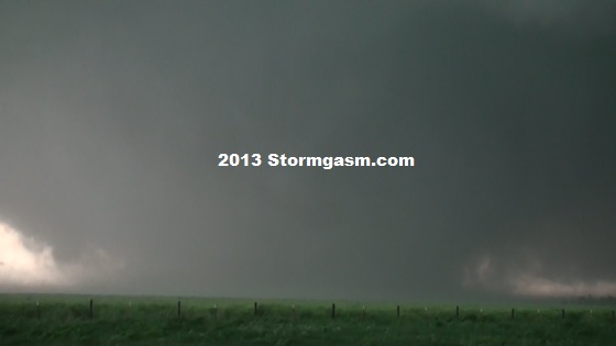 Tornado just east of El Reno, Oklahoma Tornado just east of El Reno, Oklahoma