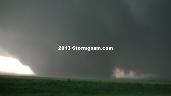 Tornado just east of El Reno, Oklahoma on May 31, 2013 Tornado just east of El Reno, Oklahoma on May 31, 2013
