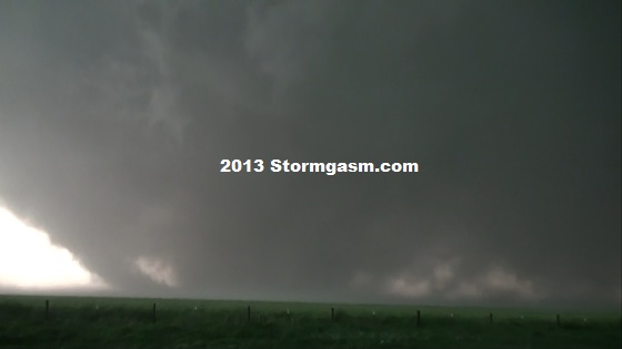Tornado just east of El Reno, Oklahoma Tornado just east of El Reno, Oklahoma