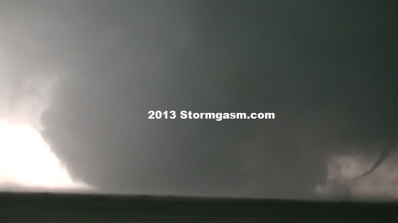 Tornado just east of El Reno, Oklahoma Tornado just east of El Reno, Oklahoma