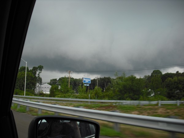 Ominous shelf cloud north of interstate Ominous shelf cloud north of interstate