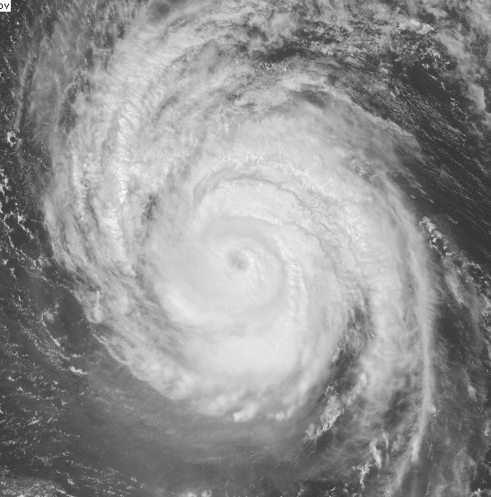Visible satellite image of Hurricane Igor 17:15 UTC September 17