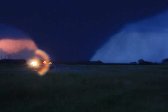 EF3 Tornado in North Dakota August 12, photo courtesy NWS Bismarck, ND