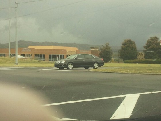 Wall cloud becoming rain wrapped on a tornado warned supercell in Middle Tennessee.  Photo by Robert Nacarato.