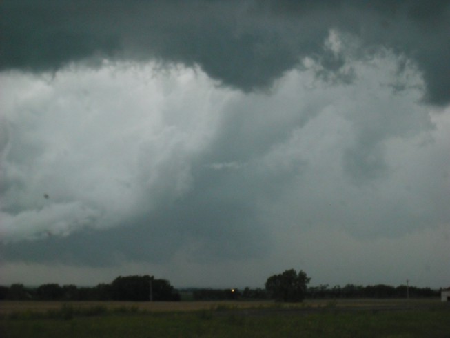 Wall cloud in southwest Oklahoma around 8 p.m. 5/12/10