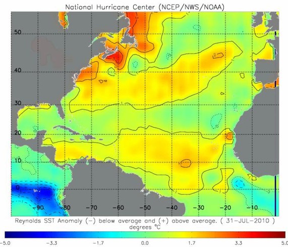 Atlantic Sea Surface Temperature Anomalies Atlantic Sea Surface Temperature Anomalies