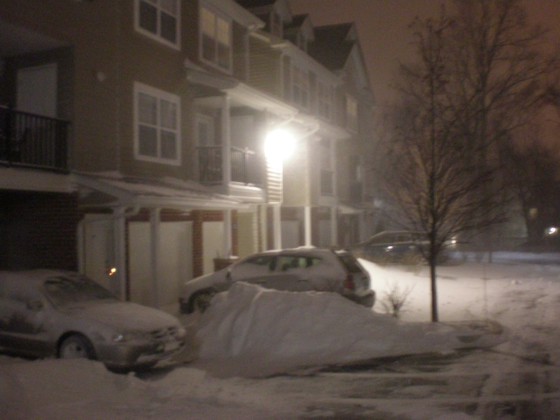 Taken just outside my apartment around 8:30pm EST Dec 26, 2010 Taken just outside my apartment around 8:30pm EST Dec 26, 2010