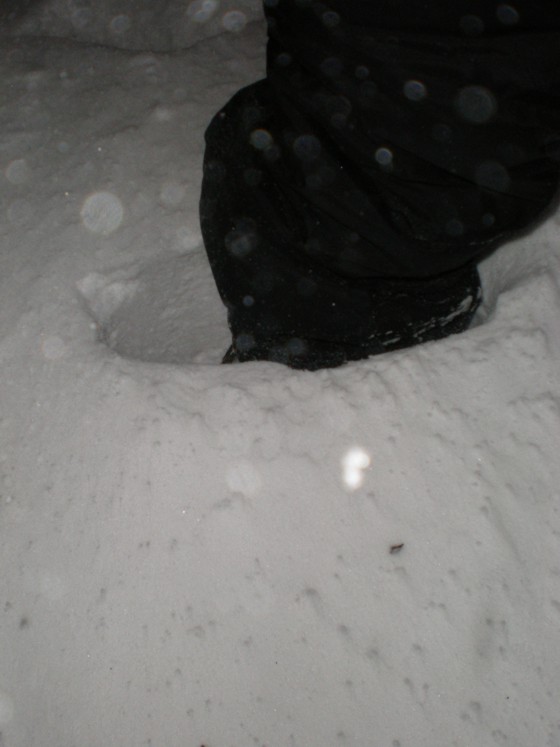 Taken just outside my apartment around 8:30pm EST Dec 26, 2010 Taken just outside my apartment around 8:30pm EST Dec 26, 2010